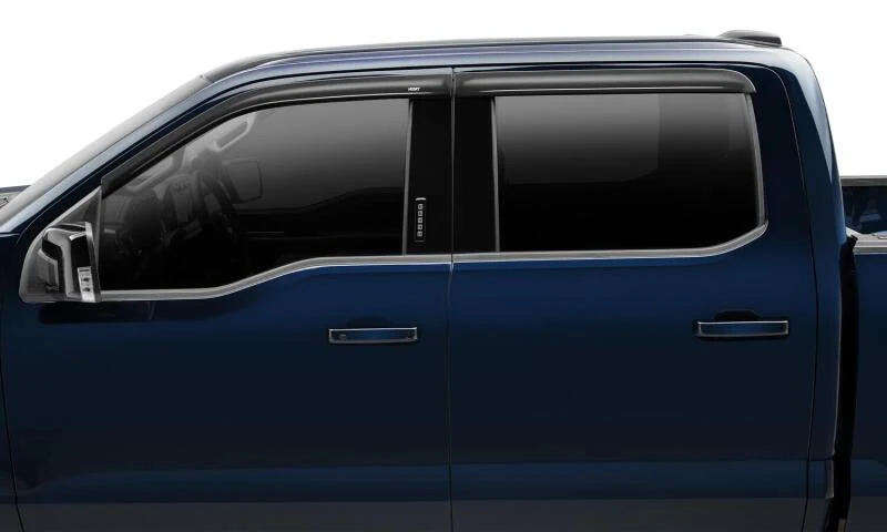 Husky Liners 99-16 Ford F-250/350/450/550 Super Duty Supercrew Ventvisor Low Profile (4pc) - Smoke - Image 6