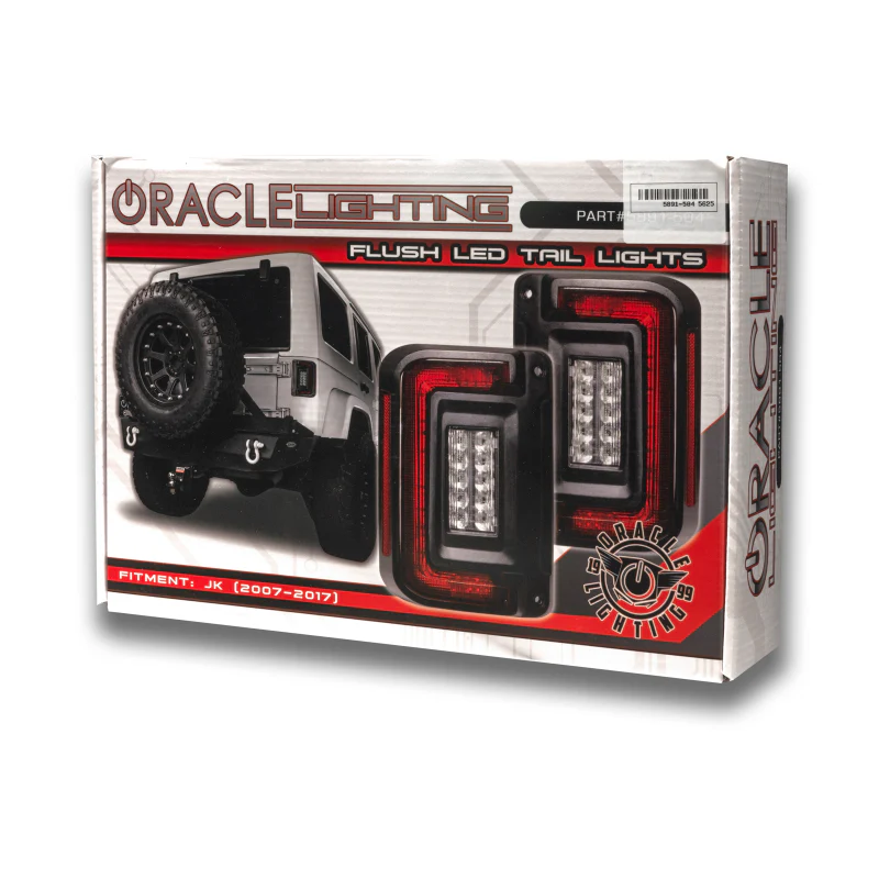 Oracle 07-17 Jeep Wrangler JK Flush Mount LED Tail Lights - Tinted - Image 10