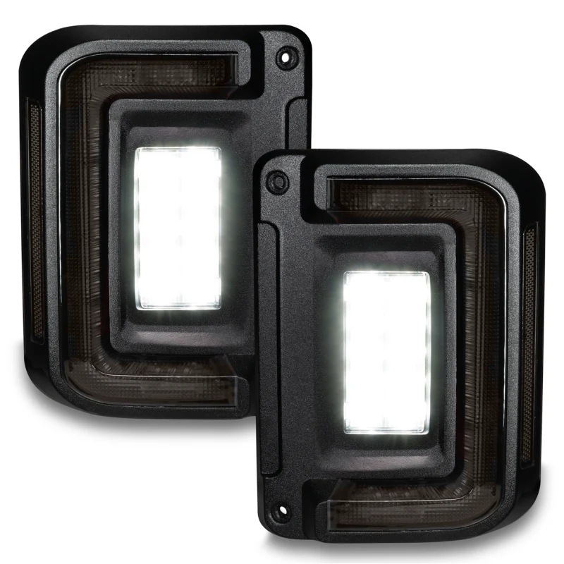 Oracle 07-17 Jeep Wrangler JK Flush Mount LED Tail Lights - Tinted - Image 11