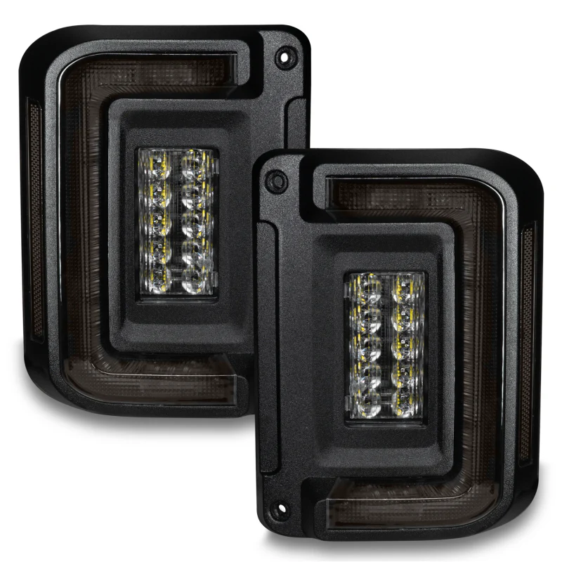 Oracle 07-17 Jeep Wrangler JK Flush Mount LED Tail Lights - Tinted - Image 12