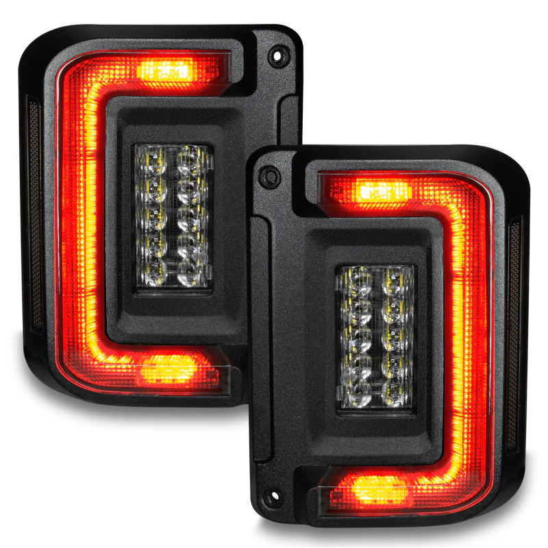 Oracle 07-17 Jeep Wrangler JK Flush Mount LED Tail Lights - Tinted - Image 14