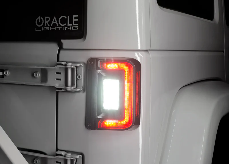 Oracle 07-17 Jeep Wrangler JK Flush Mount LED Tail Lights - Tinted - Image 6