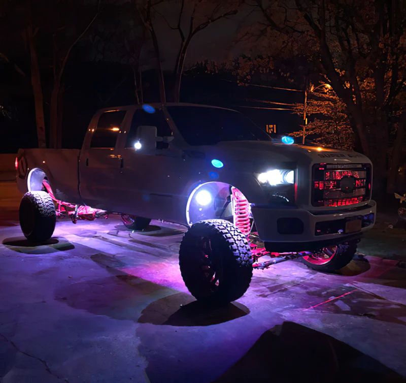 Oracle Bluetooth + RF Underbody Rock Light Kit - 8 PCS - ColorSHIFT - Image 40