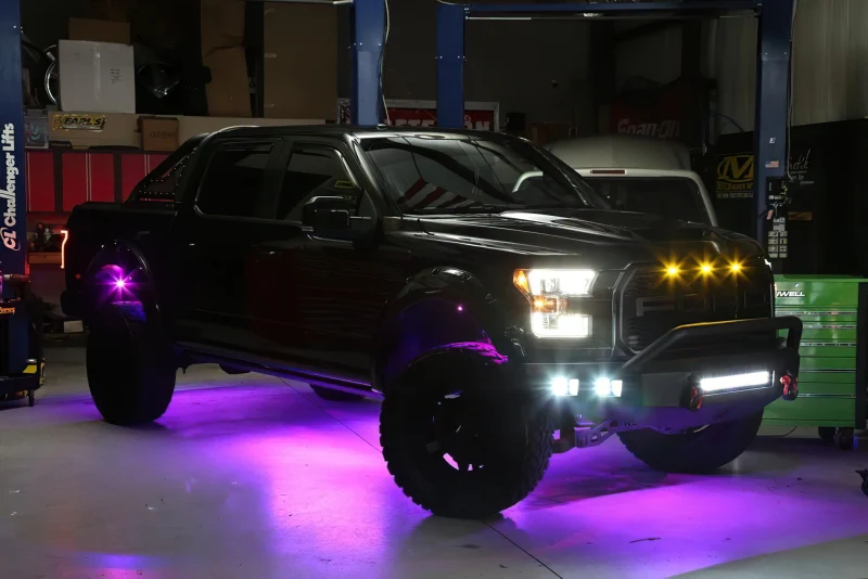 Oracle Bluetooth + RF Underbody Rock Light Kit - 8 PCS - ColorSHIFT - Image 73