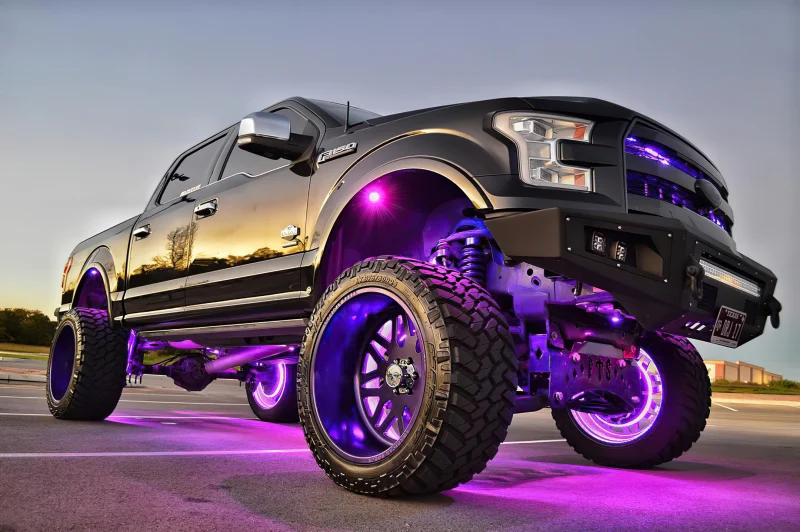 Oracle Bluetooth + RF Underbody Rock Light Kit - 8 PCS - ColorSHIFT - Image 8