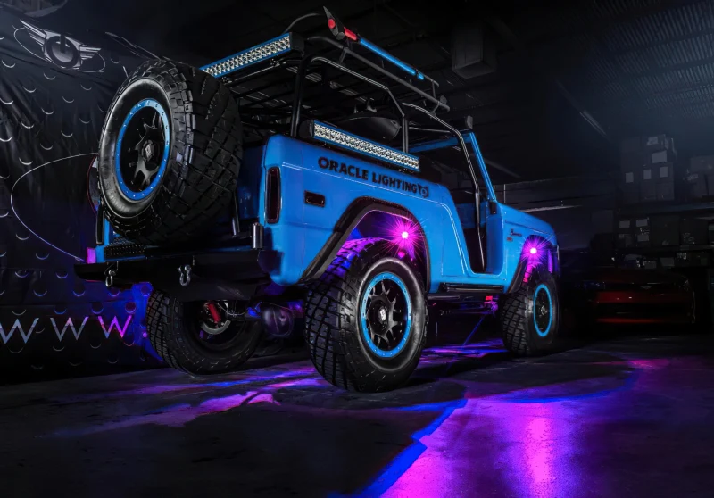 Oracle Bluetooth + RF Underbody Rock Light Kit - 8 PCS - ColorSHIFT - Image 9