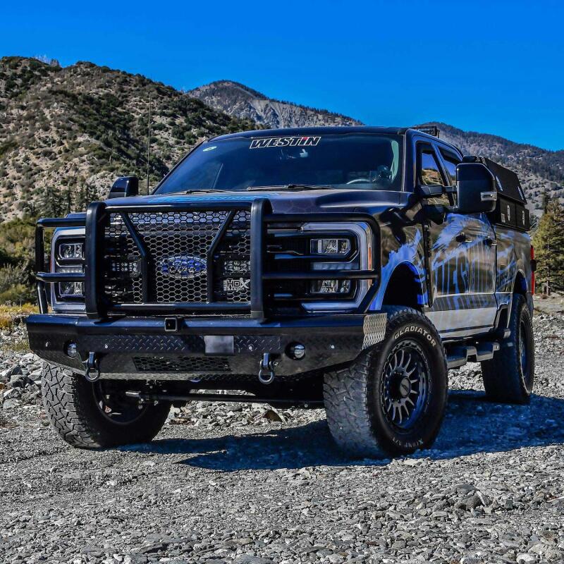 Westin 2023+ Ford F250/F350 HDX Bandit Front Bumper - Textured Black - Image 6