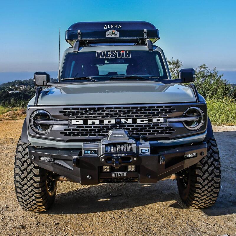 Westin 21-23 Ford Bronco(w/sensors excl. Bronco Sport) XTS Bumper - Textured Black - Image 4